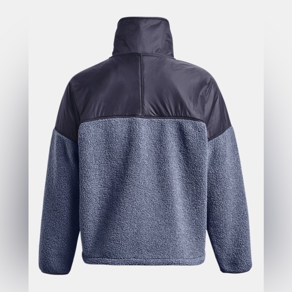 Under Armour Mission Boucle Swacket Jacket Blue 1366051 559 Womens sz Large - Picture 5 of 5